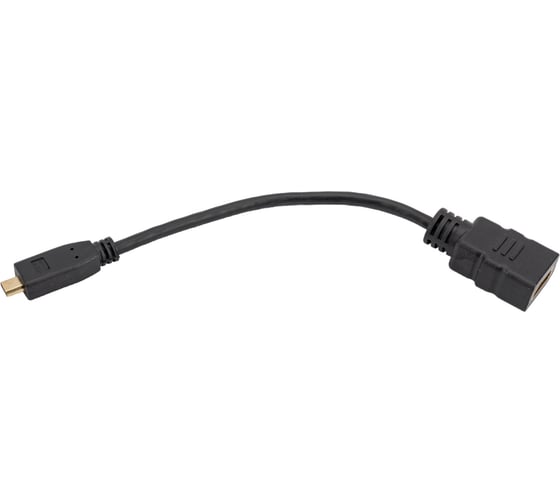 Кабель-адаптер 5bites HDMI F - micro HDMI M, v1.4B, 0.1м BC-HDM2AF