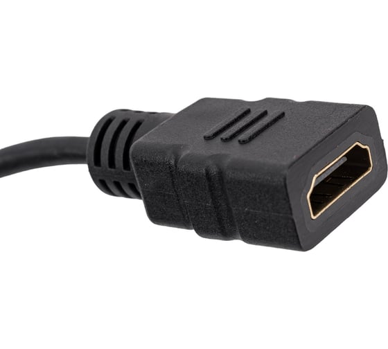 Кабель-адаптер 5bites HDMI F - micro HDMI M, v1.4B, 0.1м BC-HDM2AF