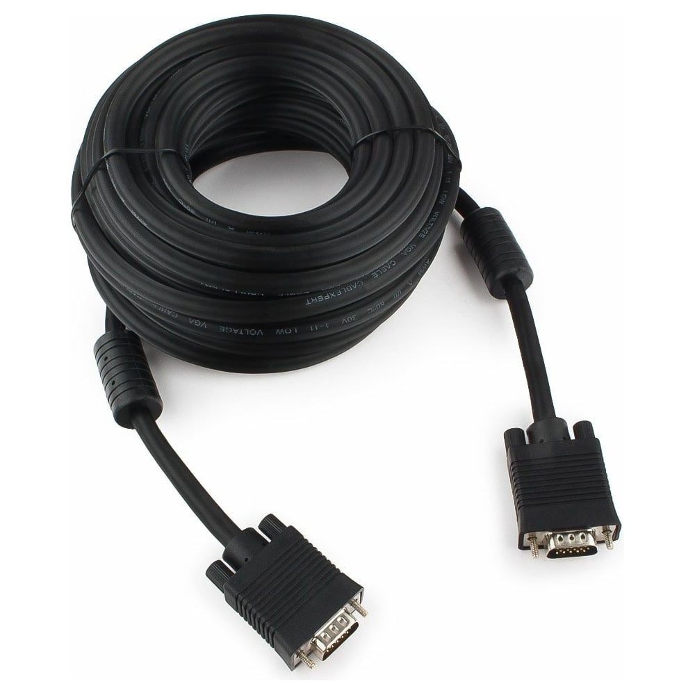 Кабель Cablexpert VGA Premium 10м черный CC-PPVGA-10M-B 15M/15M ...