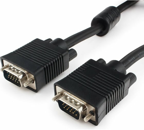 Кабель Cablexpert VGA Premium 10м черный CC-PPVGA-10M-B 15M/15M