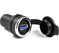 Разъём EMAS USB3.0 мама-мама, IP65 BUSB30