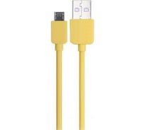 Кабель USB micro USB Pro Legend жёлтый, 1м PL1332