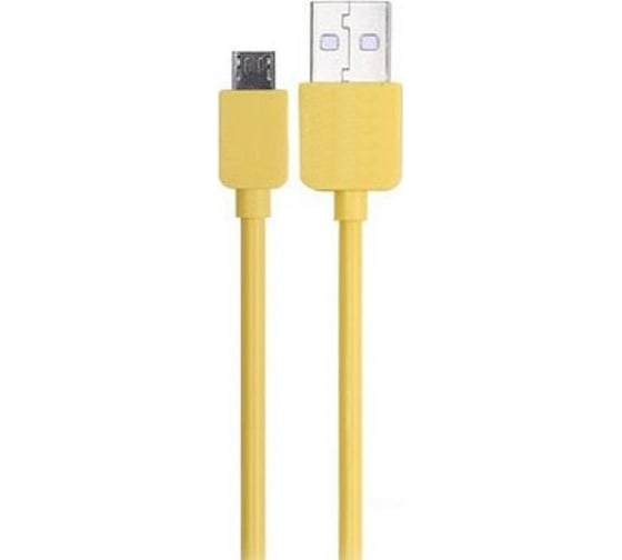 Кабель USB micro USB Pro Legend жёлтый, 1м PL1332