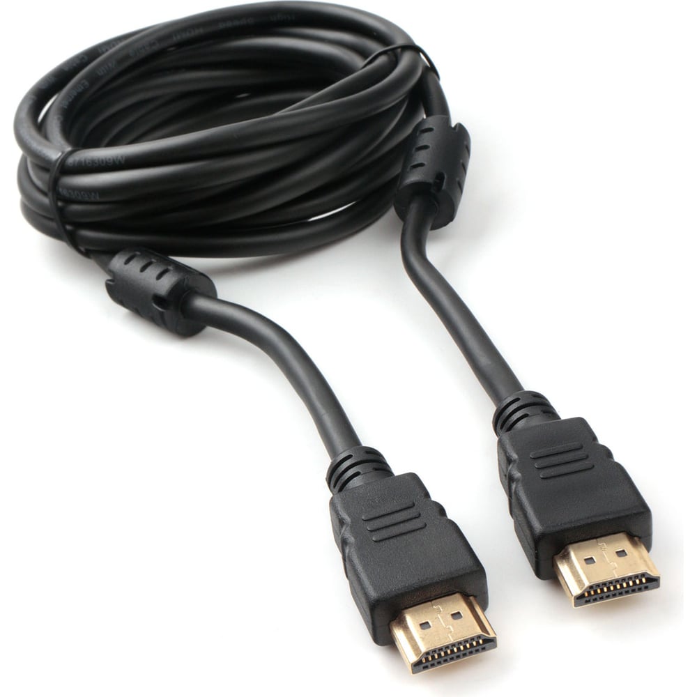 Кабель HDMI Cablexpert 3м v2.0 19M/19M медь, черный позолоченные ...