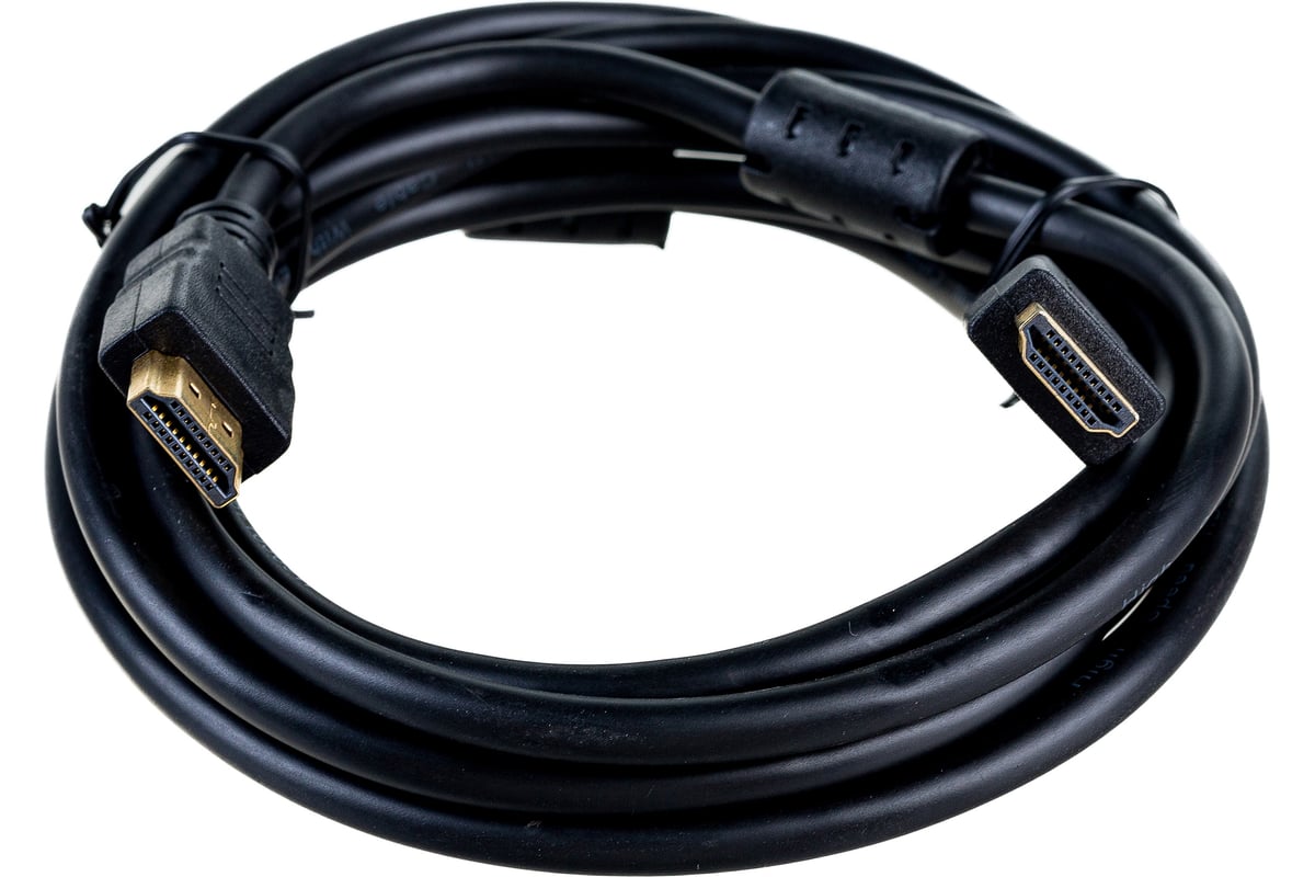 Кабель HDMI Cablexpert 3м v2.0 19M/19M медь, черный позолоченные ...