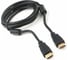 Кабель HDMI Cablexpert 1.8м, v2.0, 19M/19M, медь, черный, позолоченные разъемы, экран, 2 ферритовых кольца, пакет CCF2-HDMI4-6 1