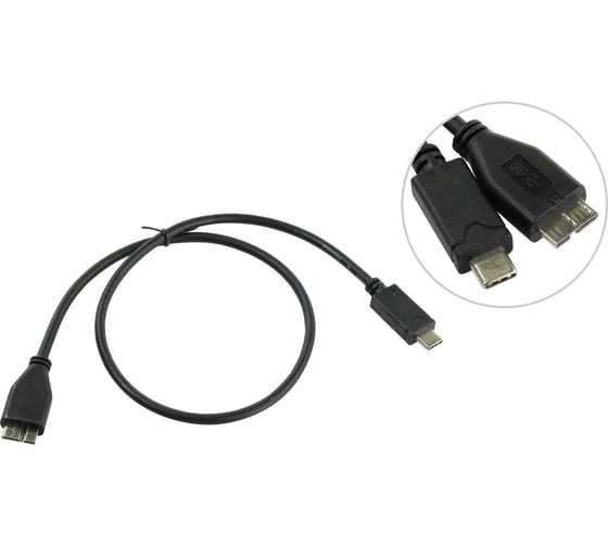 Кабель 5bites USB3.0 - CM-MICRO 9P, 0.5м TC303-05 1