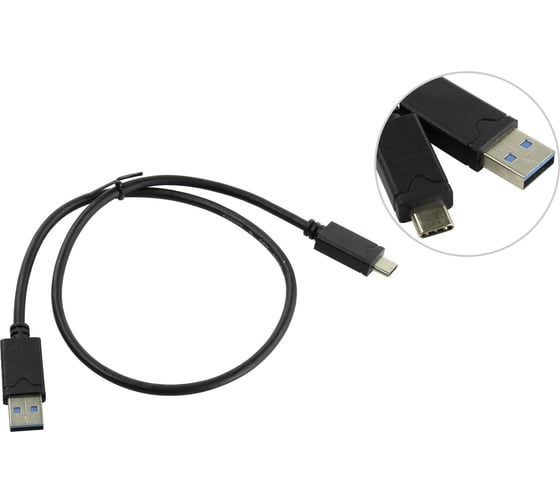 Кабель 5bites USB 3.0 A - Type C, 0.5м TC302-05