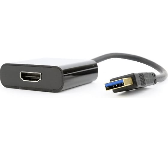 Конвертер Cablexpert USB 3.0 - HDMIA-USB3-HDMI-02, AM/HDMI V1.4, черный, блистер A-USB3-HDMI-02