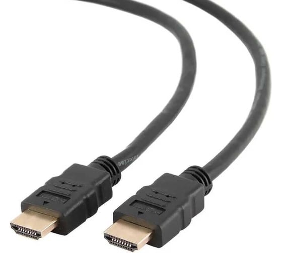 Кабель HDMI Cablexpert 20м v2.0 19M/19M медь, черный позолоченные разъемы экран 2 ферритовых кольца пакет CCF2-HDMI4-20M