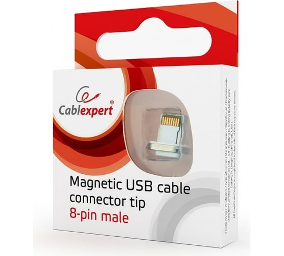 Адаптер lightning Cablexpert CC-USB2-AMLM-8P для магнитного кабеля, коробка CC-USB2-AMLM-8P