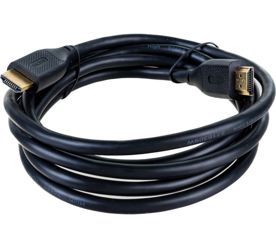 Кабель HDMI Cablexpert 2м, v2.1, 8K, 19M/19M, медь, позол.разъемы, экран, черный, пакет CC-HDMI8K-2M