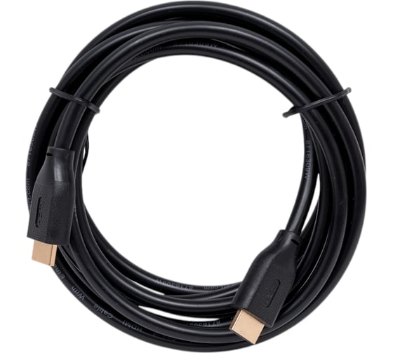 Кабель HDMI Cablexpert 3м, v2.1, 8K, 19M/19M, медь, позол.разъемы, экран, черный, пакет CC-HDMI8K-3M