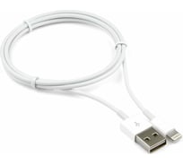 Кабель Cablexpert USB AM/Apple, для iPhone5/6 Lightning, 1м, белый, блистер CC-USB-AP2MW