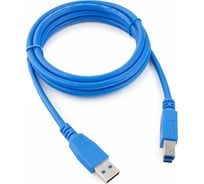 Кабель USB 3.0 Gembird Pro Cablexpert AM/BM, 1.8м, экран, синий, CCP-USB3-AMBM-6 19561536