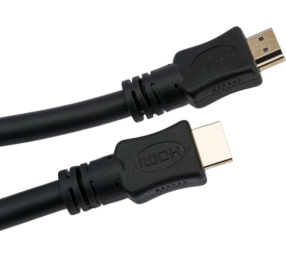 Кабель HDMI Cablexpert 15м v2.0 19M/19M серия Light черный позолоченные разъемы экран пакет CC-HDMI4L-15M