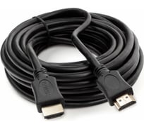 Кабель HDMI Cablexpert 7.5м v2.0 19M/19M серия Light черный позолоченные разъемы экран пакет, CC-HDMI4L-7.5M