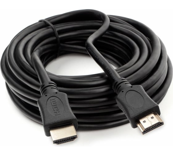 Кабель HDMI Cablexpert 7.5м v2.0 19M/19M серия Light черный позолоченные разъемы экран пакет, CC-HDMI4L-7.5M 1
