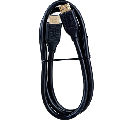 Кабель HDMI Cablexpert 1м, v2.1, 8K, 19M/19M, медь, позол.разъемы, экран, черный, пакет CC-HDMI8K-1M