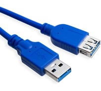 Кабель-удлинитель Vell USB 3.0 для подключения устройств, 1 м, 10 шт в упаковке 1397614