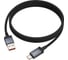 Кабель Hoco USB2.0 AM/Type-C, 5А, с дисплеем, X118, 1м, черный, коробка 6942007655088 1