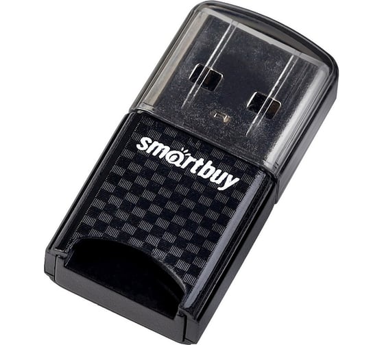 Картридер SMARTBUY 3120, USB 3.0 - MicroSD, черный SBR-3120-K 1