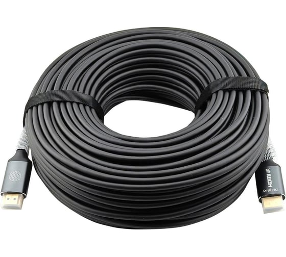 Кабель аудио-видео Cactus CS-HDMI-AOC-2-70 HDMI (m)/HDMI (m) 70м. позолоч.конт. черный 2147968 1