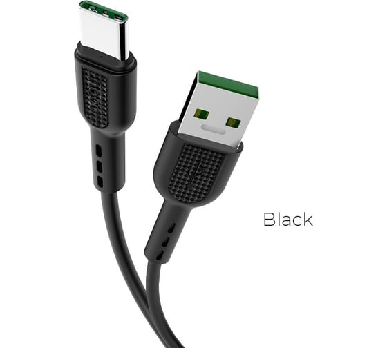 Кабель USB 2.0 Hoco X33, AM/Type-C, черный, 1м, 5А 6931474706119