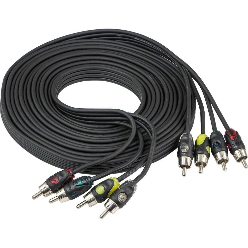Кабель RCA AurA 5 метров, 4 канала, бескислородная медь OFC RCA-B254 ...
