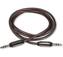 Кабель AurA витая пара, миниджек 3,5mm-3,5mm, 1 метр RCA-J136