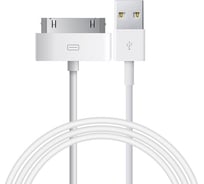 Кабель USB 2.0 Hoco X1, АM/Apple (30pin) M, белый, 1м 6957531033448