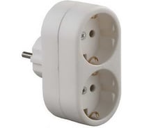 Разветвитель электрический (2 гнезда) СВЕТОЗАР SV-55087