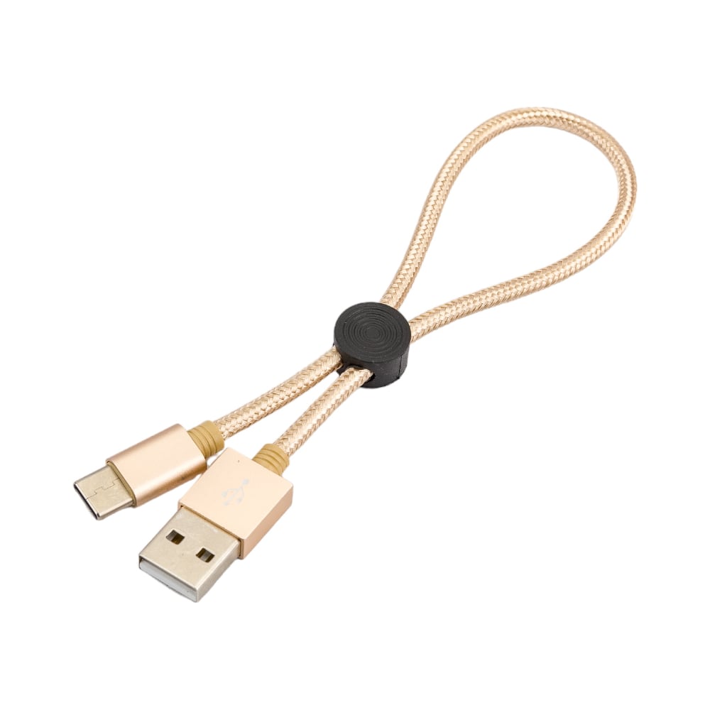 Кабель USB 2.0 Hoco X35, AM/Type-C, золотой, 0,25м 6931474707468