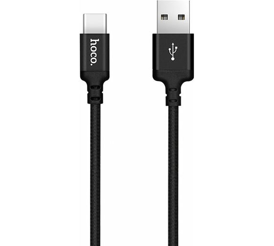 Кабель USB 2.0 Hoco X14, AM/Type-C M, черный, 1м 6957531062868