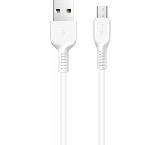 Кабель USB 2.0 Hoco X20, AM/microBM, белый, 1м 6957531068839