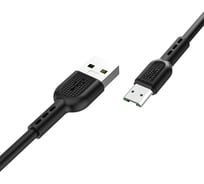 Кабель USB 2.0 Hoco X33, AM/MicroBm, черный, 1м, 4А 6931474709141