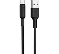 Кабель USB 2.0 Hoco X25, AM/microBM, черный, 1м 6957531080121