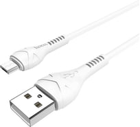 Кабель USB 2.0 Hoco X37, AM/MicroBm, белый, 1м 6931474710505 23753-X37mW