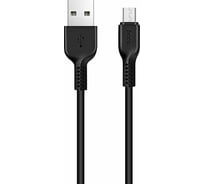 Кабель USB 2.0 Hoco X13, AM/microBM, черный, 1м макс.ток 2,4 А 6957531061168