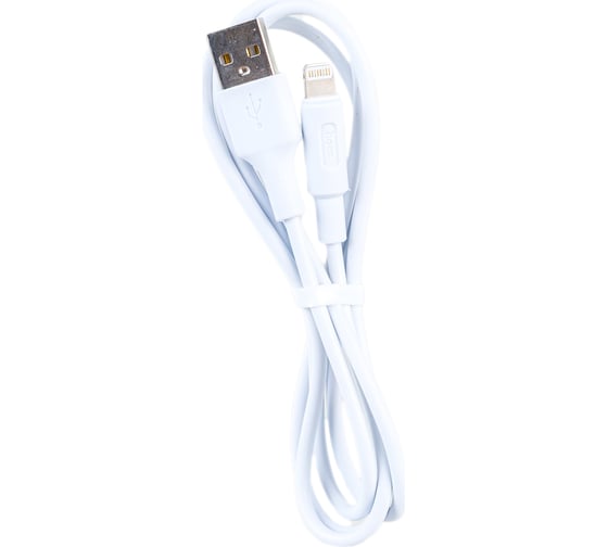 Кабель USB 2.0 Hoco X25, AM/Lightning M, белый, 1м 6957531080114