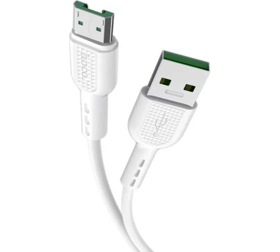 Кабель USB 2.0 Hoco X33, AM/MicroBm, белый, 1м, 4А 6931474709158