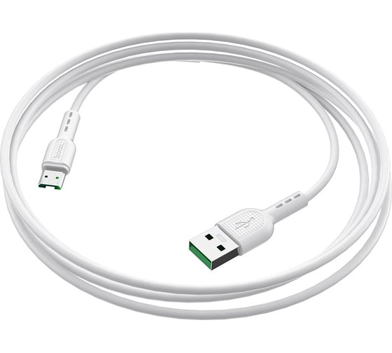 Кабель USB 2.0 Hoco X33, AM/MicroBm, белый, 1м, 4А 6931474709158