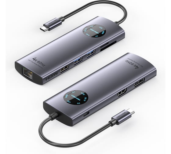 Мультифункциональный хаб Vention USB-C 9 в 1 TQUHB 1