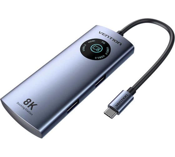 Мультифункциональный хаб Vention USB-C 5 в 1 HDMI 8K TQXHB 1