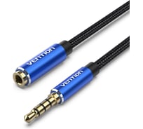 Кабель-удлинитель VENTION аудио Jack 3,5 mm M/Jack 3,5 mm F - 1 м BHCLF