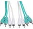 Кабель межблочный DL AUDIO Piranha 4RCA 5M 2