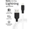 Кабель USB Amperin HOCO X21 Plus Silicone, USB - Lightning, 2.4А, 2м, белый 092076 2