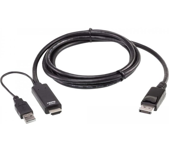 Кабель ATEN 1.8 м True 4K HDMI в DisplayPort 1.2a 2L-7D02HDP