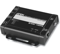 Удлинитель VE802T-AT-G HDMI HDBaseT-Lite+RS232+IR, 60 м, 1xUTP Cat5e, HDMI+RJ45+3-контактн. клемма+MINIJACK, F, без шнуров, БП 220> 5V ATEN 00-00526357