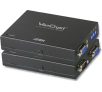 Удлинитель ATEN SVGA+AUDIO, 300 м, HD-DB15+MINI JACK, M+F F, со шнуром VGA+AUDIO, БП 220 5.3V, (макс.разреш. 1920x1200 60Hz(150м)/1280x10 VE170Q-AT-G